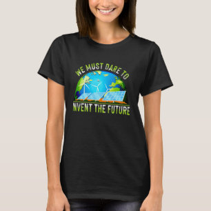 Camiseta Ve al Día de la Tierra de Energía Renovable Verde 