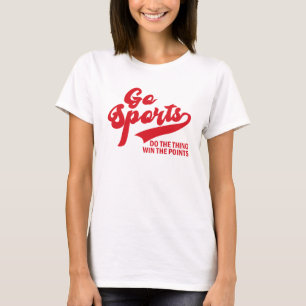 Camiseta Ve Deportes Haz La Cosa Gana Los Puntos amante del