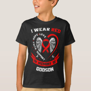Camiseta Ve la Cinta Roja Pérdida de Padrino Conciencia de 