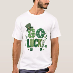 Camiseta Ve Lucky San Patricio , Doodle Trébol