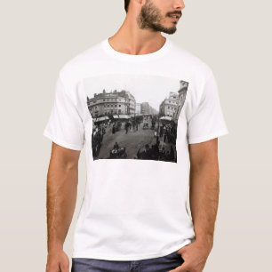 Camiseta Vea abajo de la calle de Oxford, Londres, c.1890