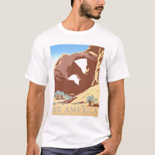 Camiseta Vea América viajar WPA 1939