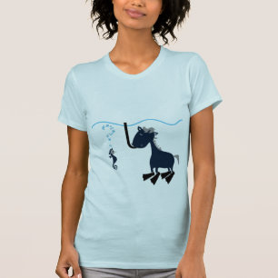 Camiseta ¿Vea el caballo?