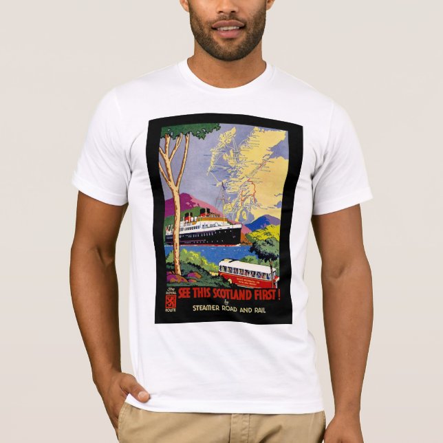 Camiseta Vea esta Escocia primera (Anverso)