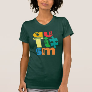 Camiseta Vea la Ayuda para Able Not the Label Autism
