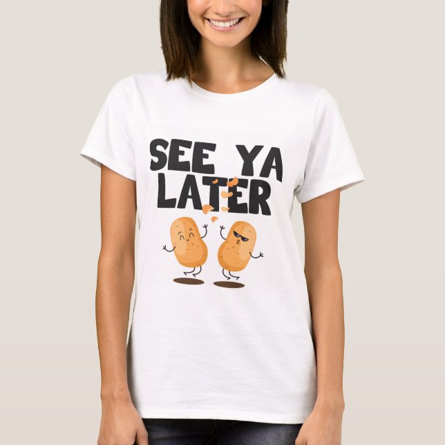 Camiseta Vea la patata posterior del microprocesador de Ya (Anverso)