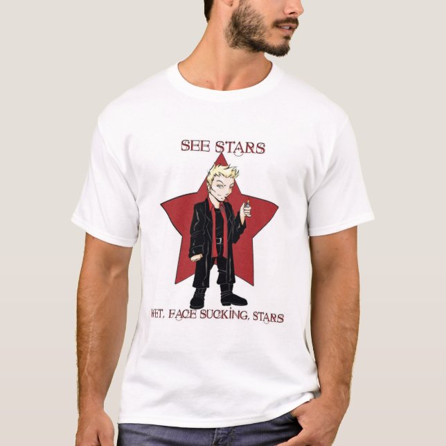 Camiseta Vea las estrellas (Anverso)
