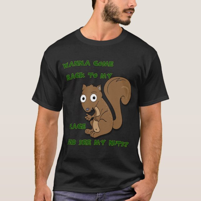 Camiseta Vea mis nueces (Anverso)