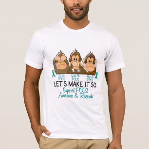 Camiseta Vea que hablar no oiga ningún PCOS 2