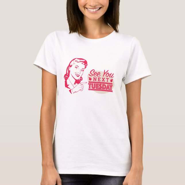 Camiseta Véale el próximo martes vintage (Anverso)