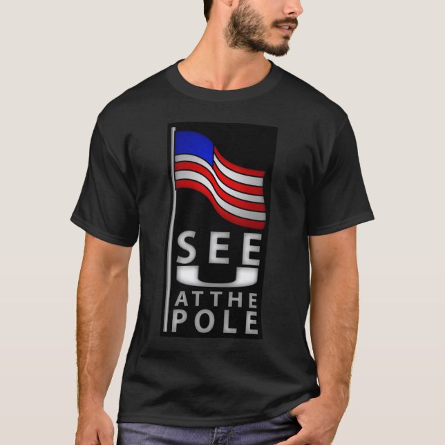 Camiseta Véale en el poste (Anverso)