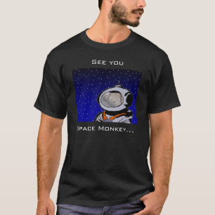 Camiseta Véale, mono del espacio…