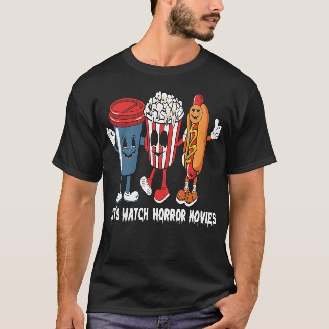 Camiseta Veamos a los amigos de Horror Movies (Anverso)