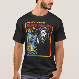 Camiseta Veamos películas aterradoras y el clásico de terro