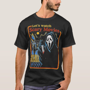 Camiseta Veamos películas aterradoras y el horror esencial