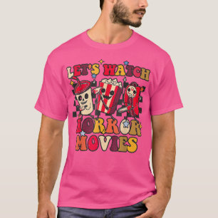 Camiseta Veamos películas de horror divertidas halloween Me