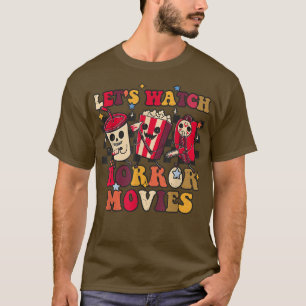Camiseta Veamos películas de horror divertidas halloween Me