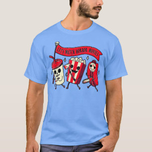 Camiseta Veamos películas de terror divertidas Halloween Me