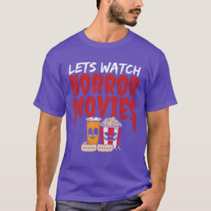 Camiseta Veamos películas de terror Feliz Halloween Jack O 