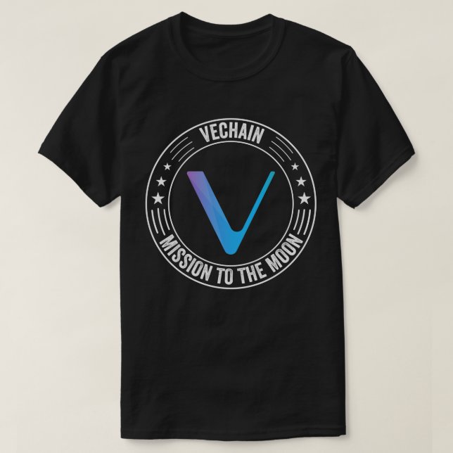 Camiseta Vechain Mission To The Moon VET Crypto Coin HODL (Diseño del anverso)