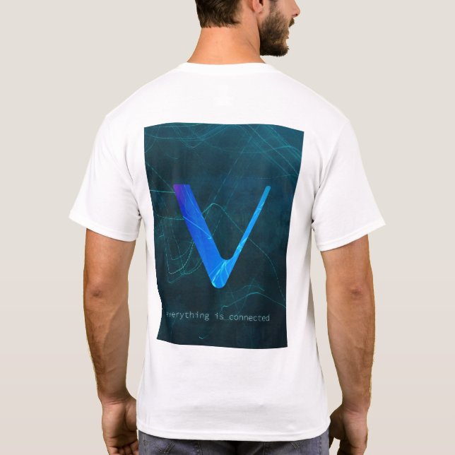 Camiseta VeChain - Todo está conectado (Reverso)