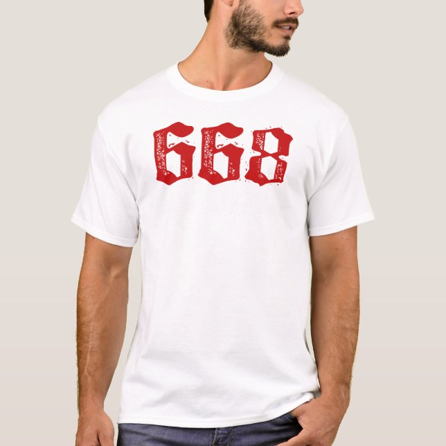 Camiseta Vecino 668 de la bestia (Anverso)