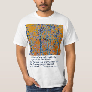 Camiseta Vecino a los pájaros - Thoreau