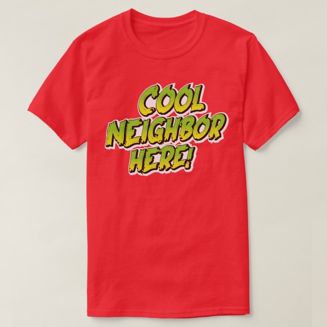 Camiseta Vecino de Guay aquí (Diseño del anverso)