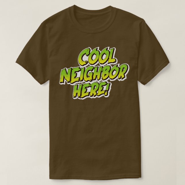 Camiseta Vecino Genial Aquí (Diseño del anverso)