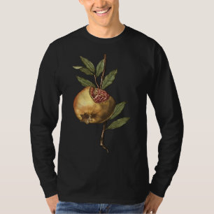 Camiseta Vector A De Semillas Y Frutas Pomegranadas Mediter