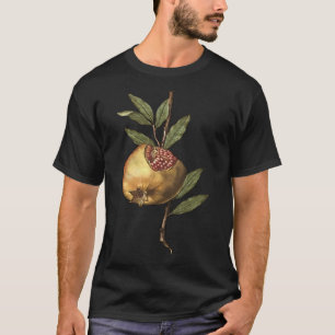 Camiseta Vector A De Semillas Y Frutas Pomegranadas Mediter