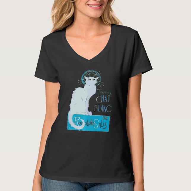 Camiseta Vector con problemas de París en el chat de Tourne (Anverso)