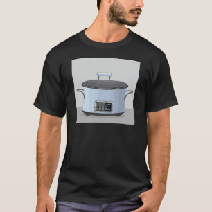 Camiseta Vector de cocinar lento del pote del cántaro