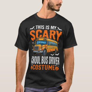 Camiseta Vector de disfraz de Halloween de conductor de aut