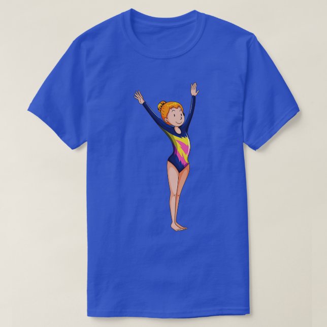 Camiseta Vector de entrenamiento para gimnastas (Diseño del anverso)