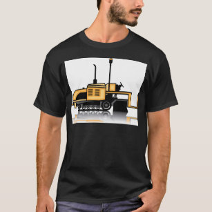 Camiseta Vector de la pavimentadora del asfalto