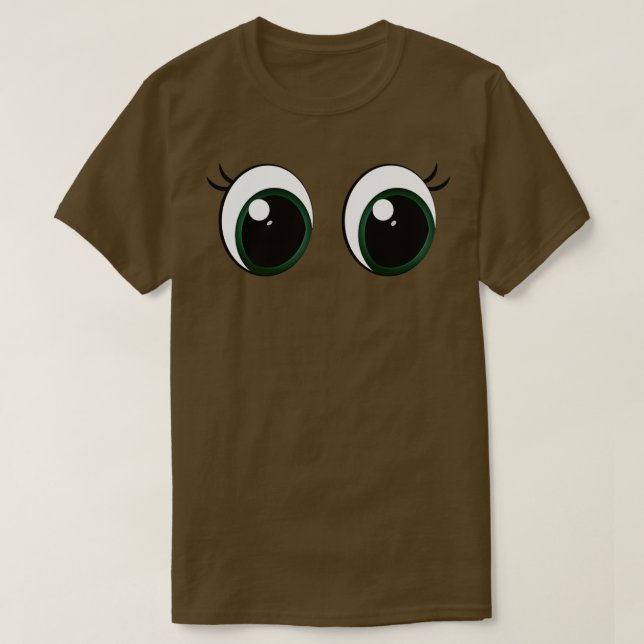 Camiseta Vector de ojos cortos (Diseño del anverso)