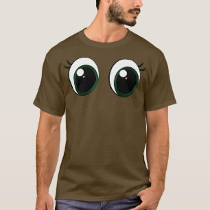 Camiseta Vector de ojos cortos