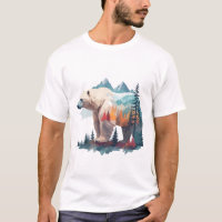 Vector de Oso Polar Arte Animal Majestuoso Natural