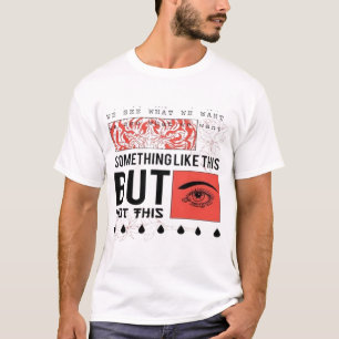 Camiseta Vector de stock Algo así, pero no este tronco