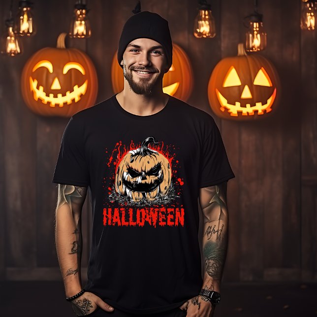 Camiseta Vector-Ilustracion-Halloween (Subido por el creador)
