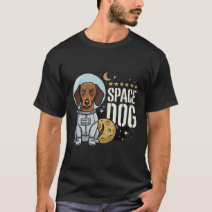 Camiseta Vector perro espacial astronauta Dachshund