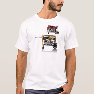 Camiseta Vector portátil del generador