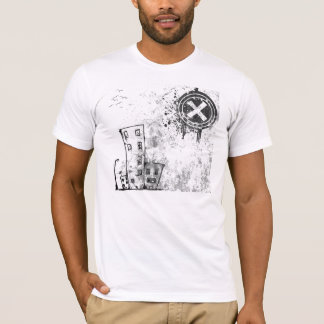 Camiseta vector urbano de la ciudad