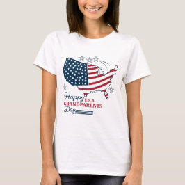 Camiseta Vector USA del Día de los Abuelos 2025