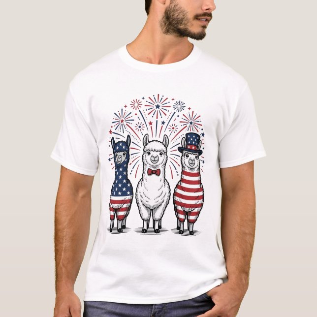 Camiseta vector vintage de fuegos artificiales de  (Anverso)