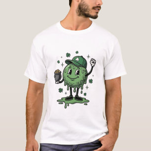 Camiseta Vector Vintage Mascota Slime Día de San P