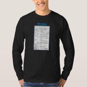 Camiseta Vectores matemáticos educativos (V2)