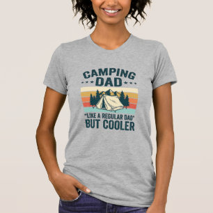 Camiseta vectorial de camping para papá vintage re