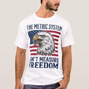 Camiseta vectorial vintage con cita de libertad de